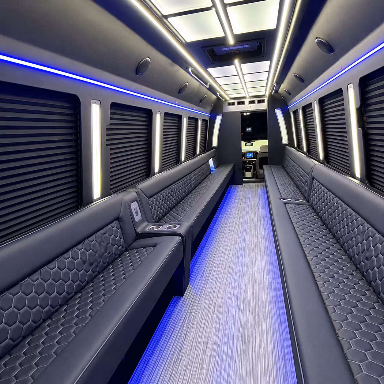 Sacramento Concert & Music Festival Transportation party bus exterior