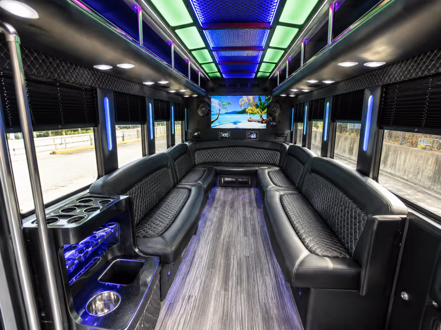 Sacramento Private Event Transportation onboard seating