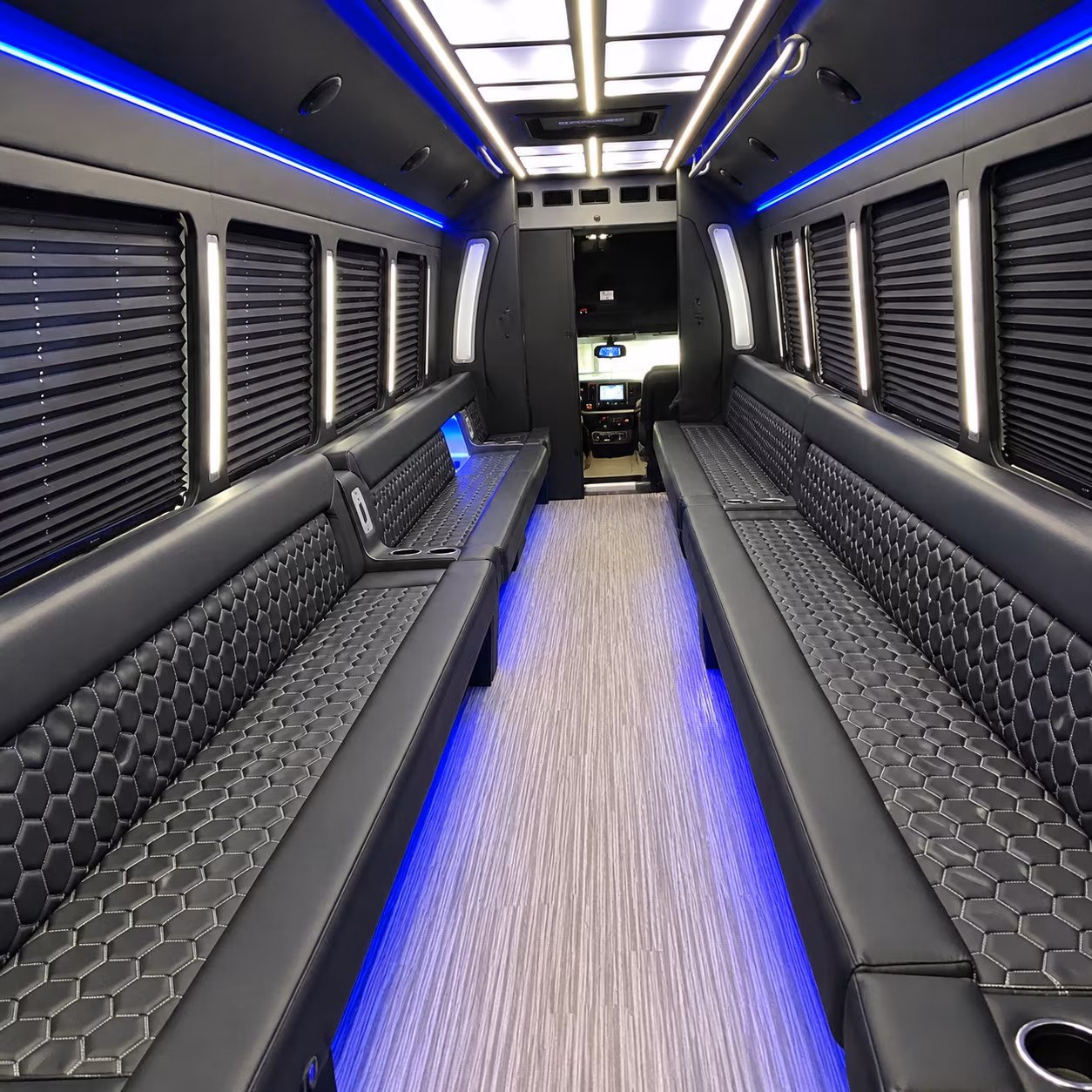 Sacramento Private Event Transportation party bus exterior