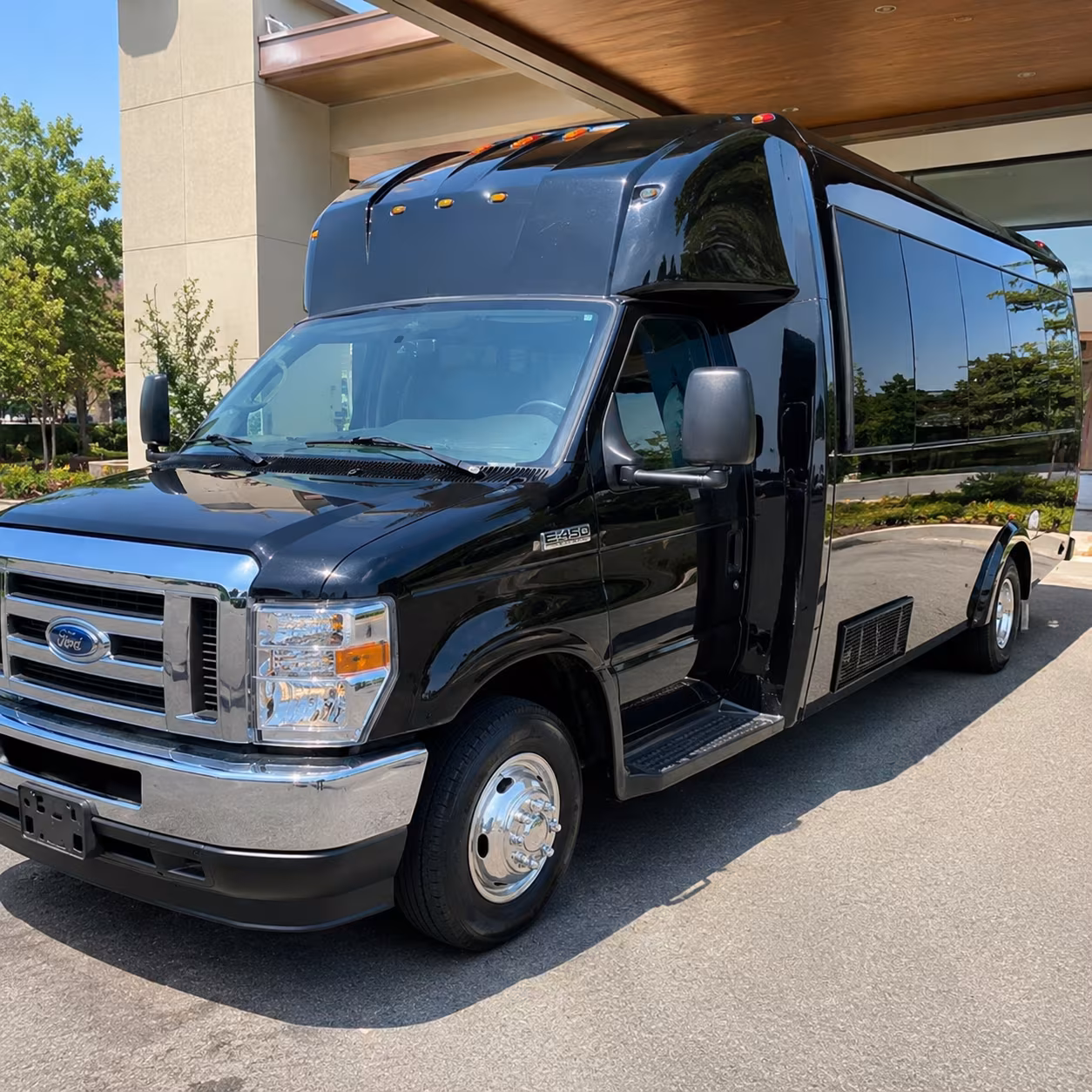 Sacramento Prom & Homecoming Transportation party bus exterior