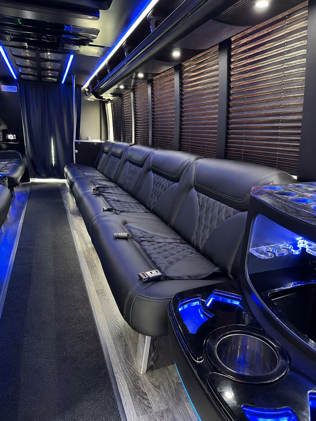 Sacramento Sporting Event Transportation onboard seating