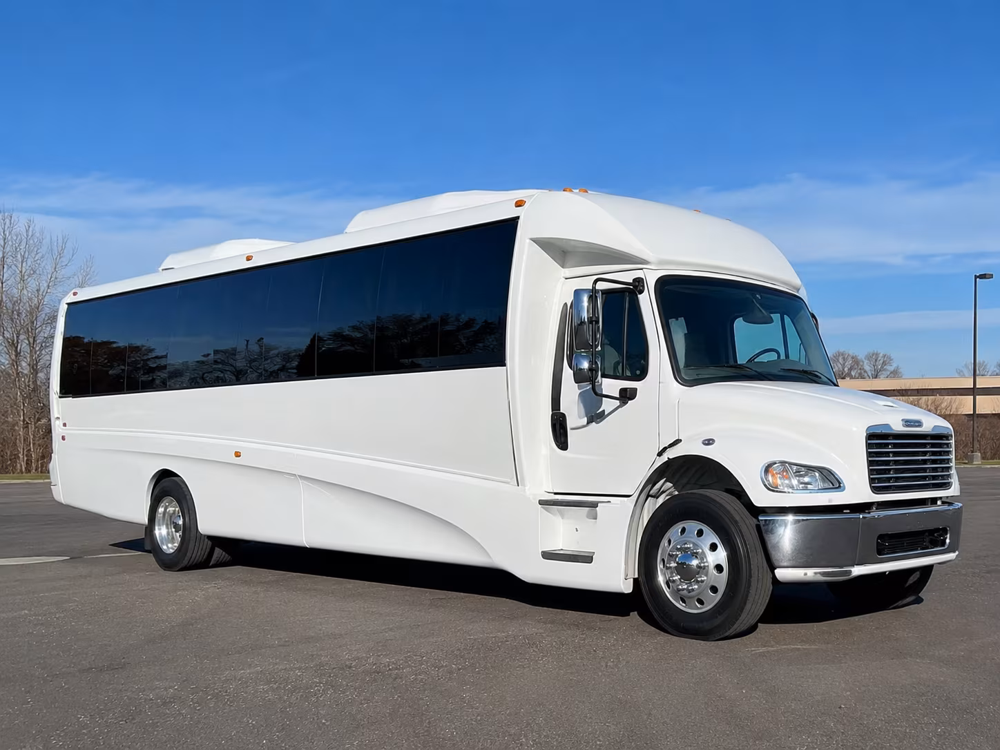 Sacramento Wedding Transportation party bus exterior