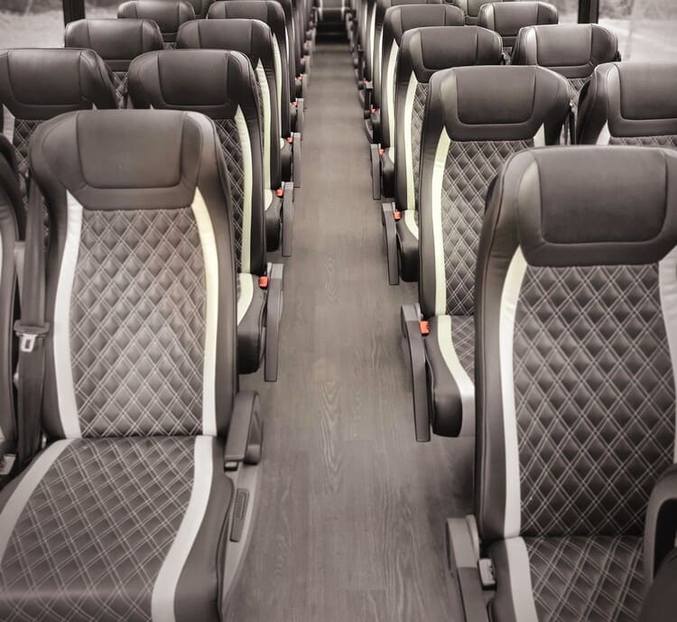 charter bus company Modesto California sales team