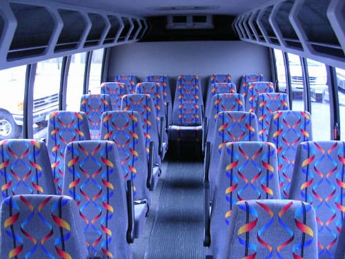 Sacramento 15-35 Passenger Minibuses Interior